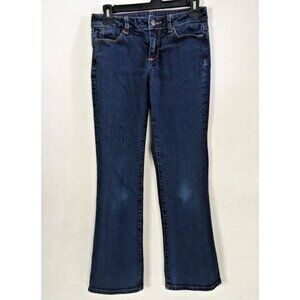 Talbots Jeans Women Size 3 Medium Wash Blue Low Rise Bootcut Denim Pockets